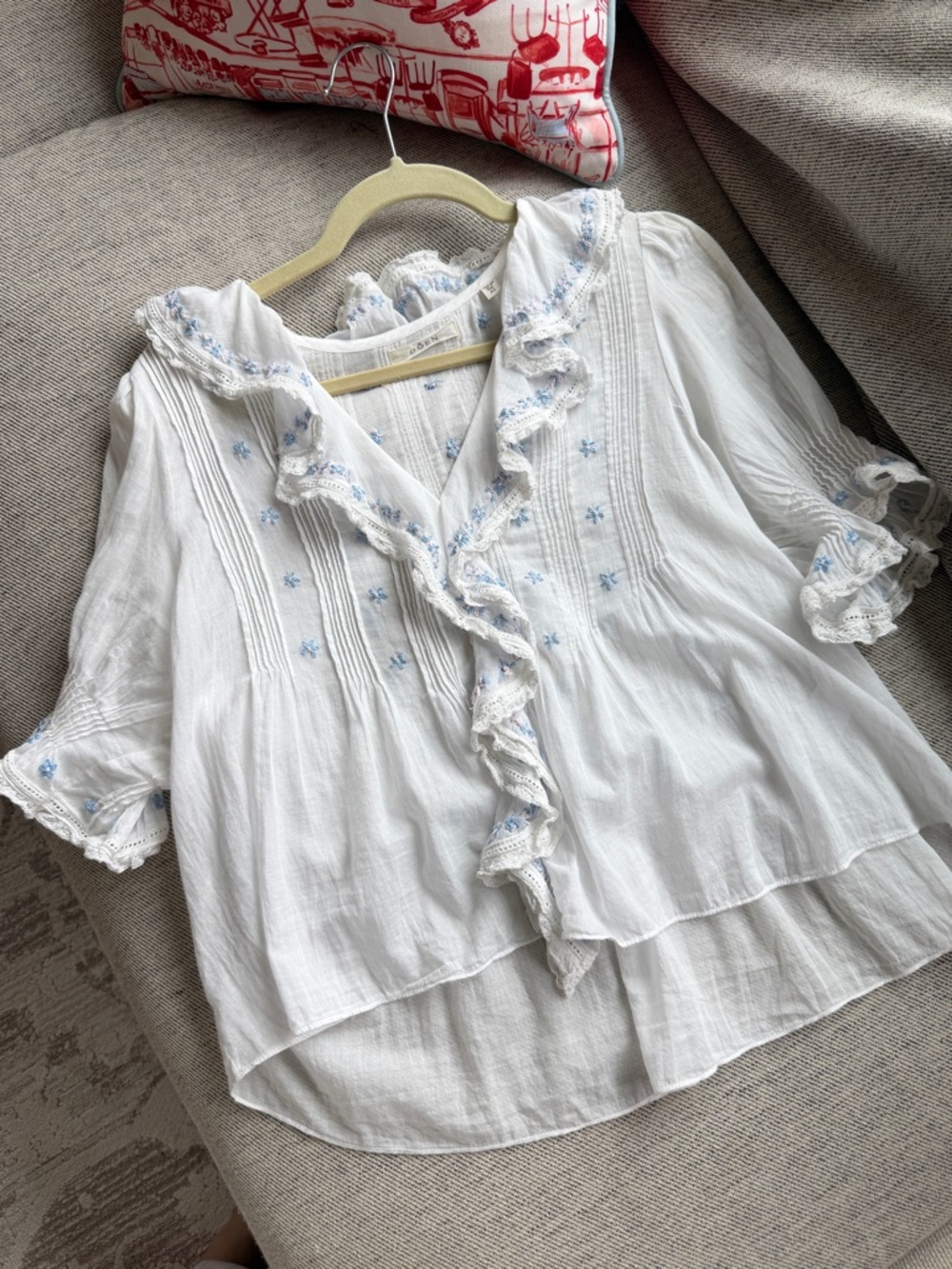 NEW Doen HETTIE HENRI TOP IN SALT XS - Picture 3 of 12